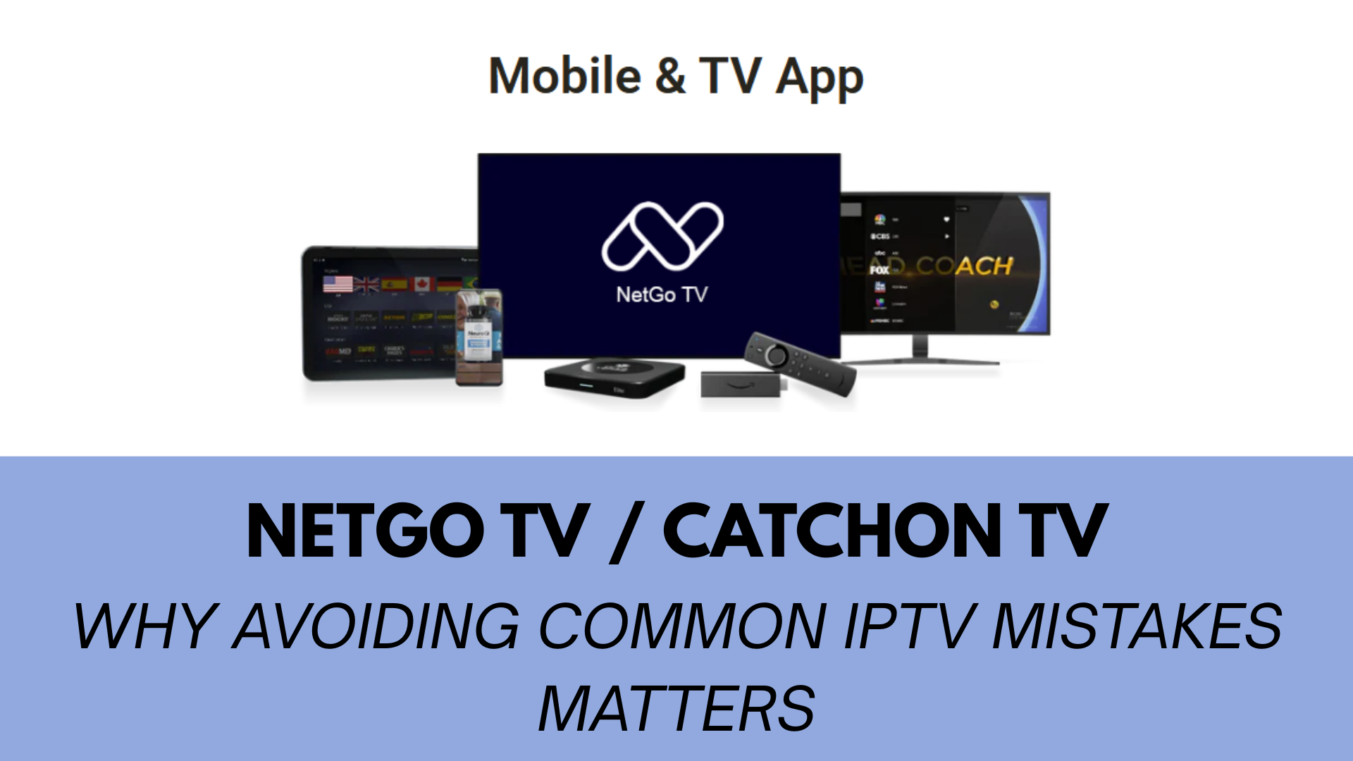 Common IPTV Mistakes Matters